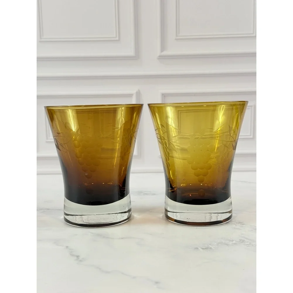Libbey vintage pair